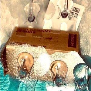 New 6Pc Set Clear Elephant Hooks